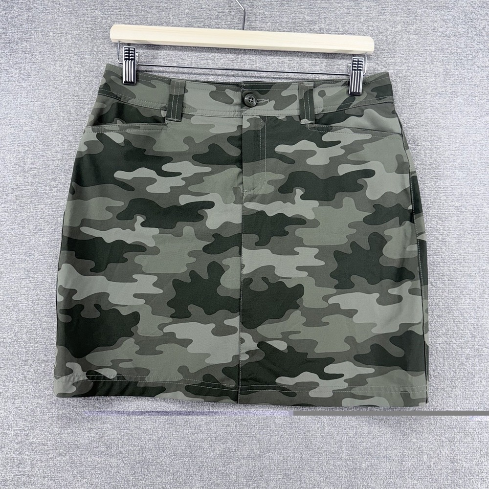Eddie Bauer Golf Skort Women Size 4 Camouflage Green Tennis